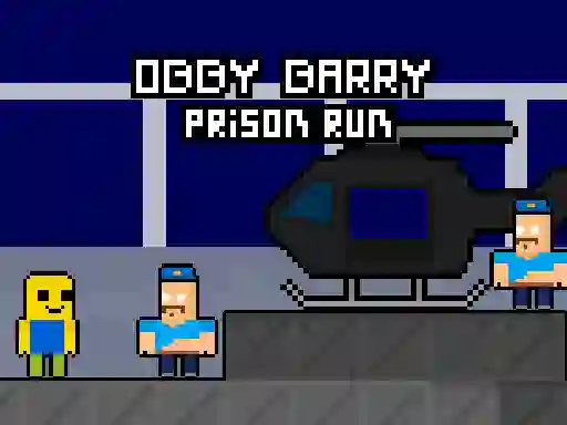 بازی Obby Barry Prison Run آنلاین