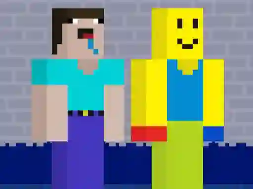 بازی NoobLOX Rainbow Friends آنلاین