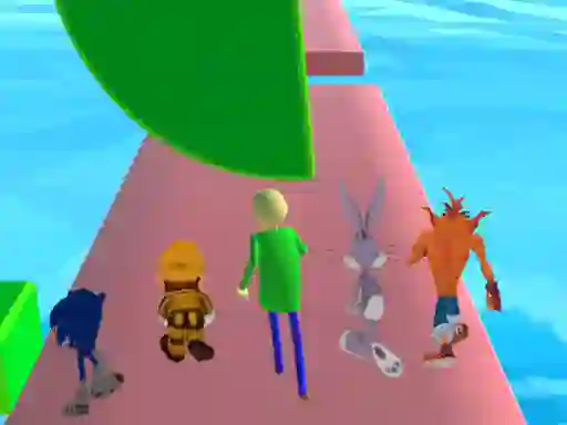 بازی Fun Race 3D baldi's basics آنلاین