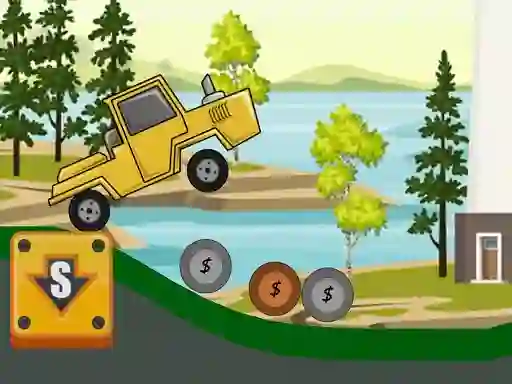 بازی Hill Climb Tractor 2D آنلاین