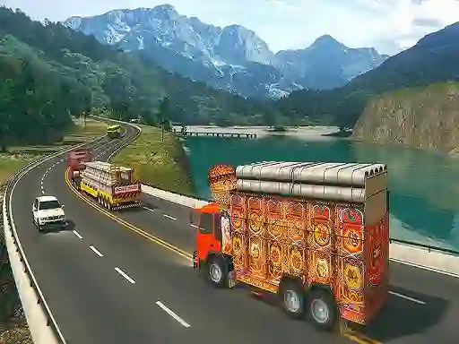 بازی Indian Cargo Truck Gwadar Port Game آنلاین