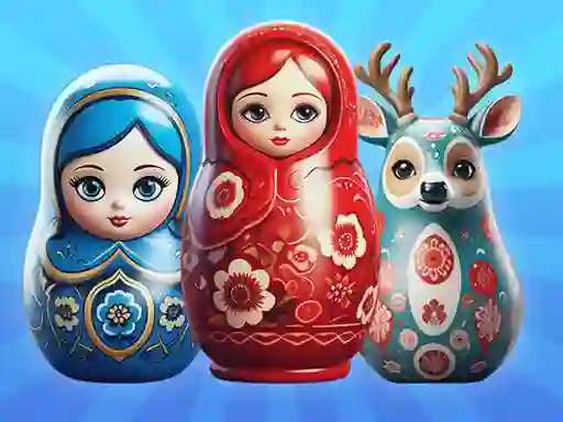 بازی Sort by Matryoshka Shelves! آنلاین