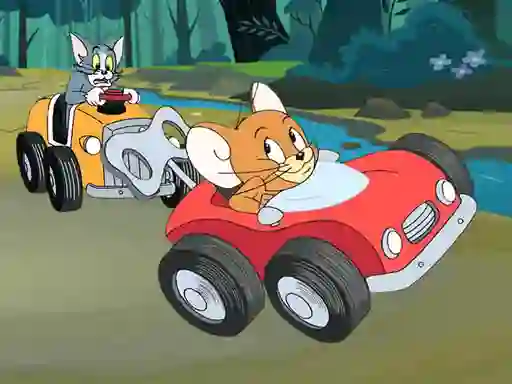 بازی Tom and Jerry Car Jigsaw آنلاین