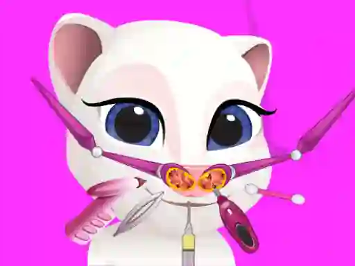 بازی Little Angela Nose Doctor آنلاین