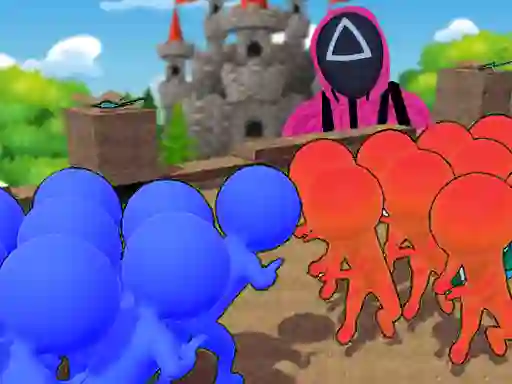 بازی Squid Game Crowd Pusher آنلاین