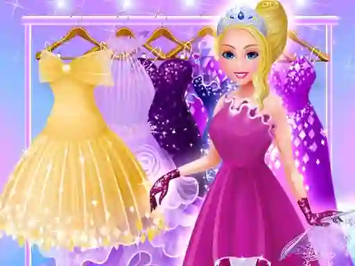 بازی Cinderella Dress Up Girls آنلاین