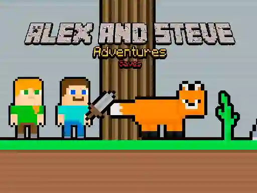 بازی Alex and Steve Adventures Saves آنلاین