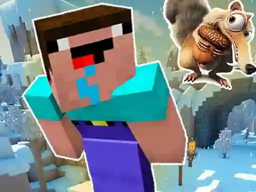 بازی Noob Parkour: Snow Age آنلاین