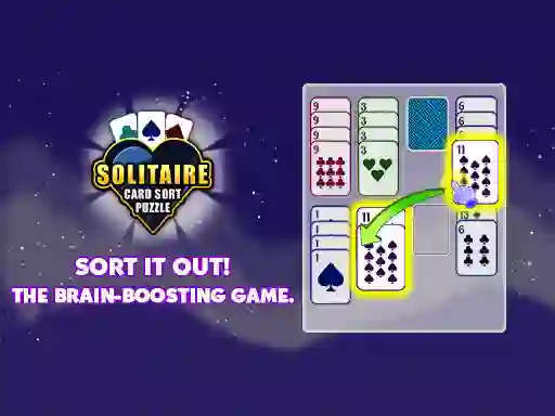 بازی Solitaire Card Sort Puzzle آنلاین