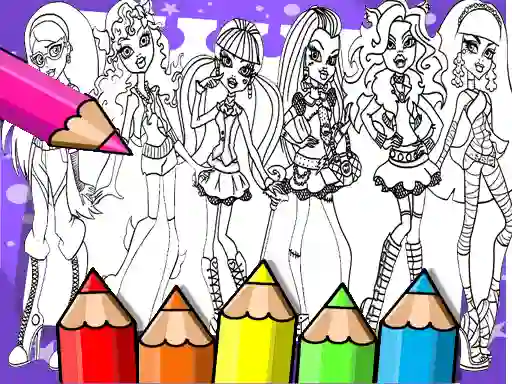 بازی Monster High Coloring Book آنلاین