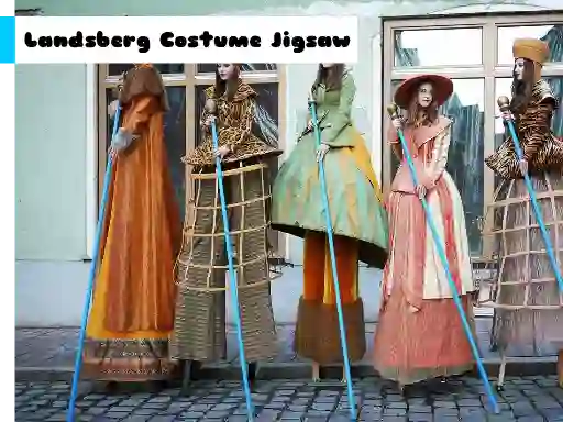 بازی Landsberg Costume Jigsaw آنلاین