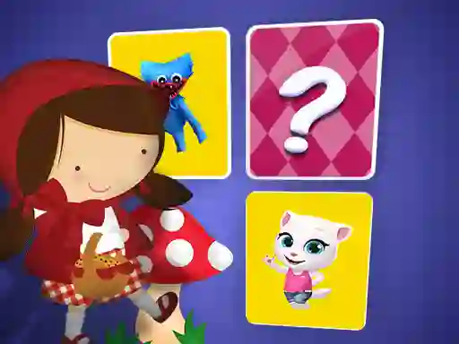 بازی Little Red Riding Hood Memory Card Match آنلاین