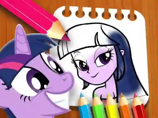 بازی Equestria Girls Coloring Book آنلاین