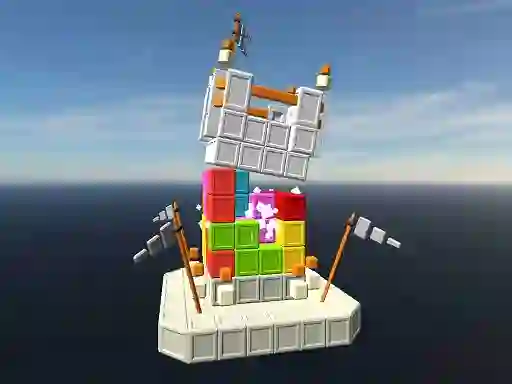 بازی Castle Destruction Blocks آنلاین