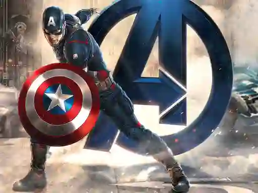بازی Captain American Jigsaw Puzzle آنلاین