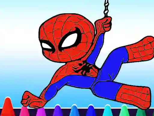 بازی Spiderman Coloring book آنلاین