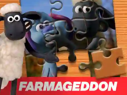 بازی  A Shaun the Sheep Movie Farmageddon Jigsaw Puzzle آنلاین