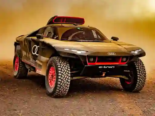 بازی Audi RS Q Dakar Rally Puzzle آنلاین