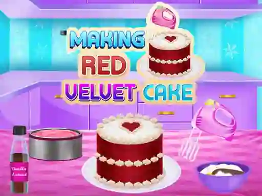 بازی Making Red Velvet Cake آنلاین