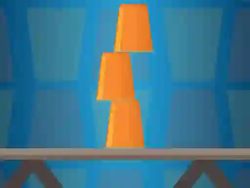بازی Cups Tower Builder آنلاین