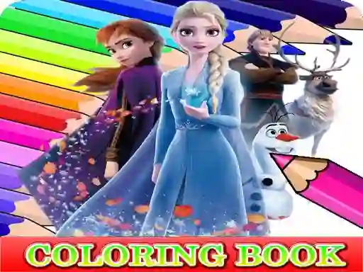 بازی Coloring Book for Frozen Elsa آنلاین