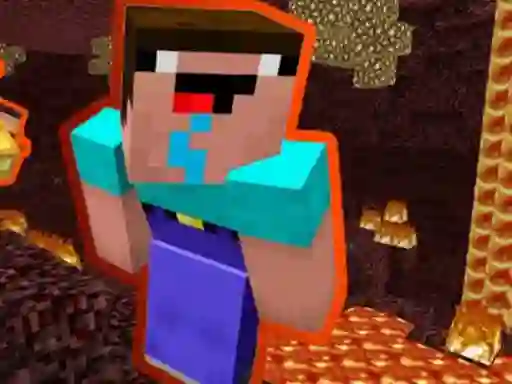 بازی Noob Parkour: Nether آنلاین