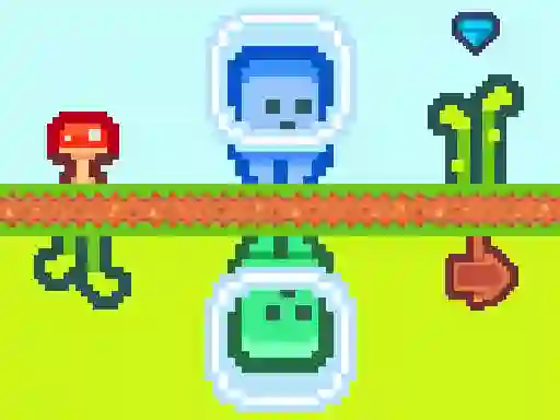 بازی Two Aliens Adventure آنلاین