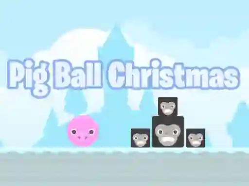 بازی Pig Ball Christmas آنلاین