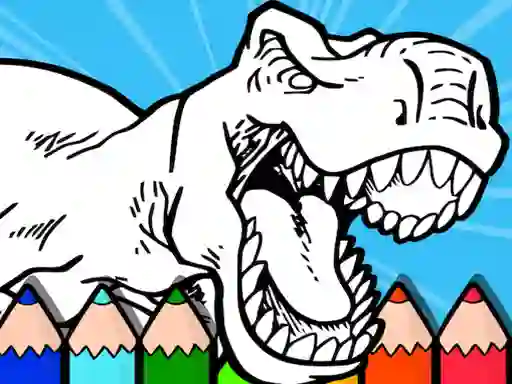 بازی Coloring Dinos For Kids آنلاین