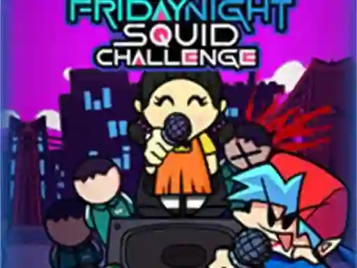 بازی Super Friday Night Squid Challenge Game آنلاین