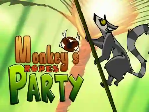 بازی Monkey's ropes party آنلاین
