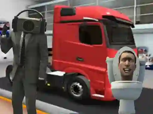 بازی Truck Simulator Skibidi Toilet آنلاین