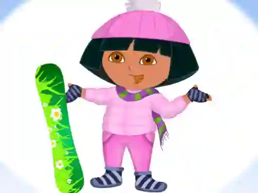 بازی Dora Ski Winter Dressup آنلاین