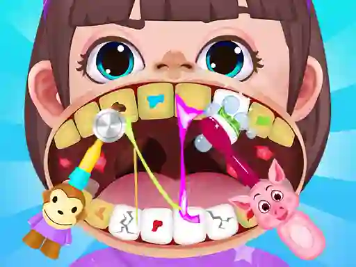 بازی Baby Hospital Dentist Caring آنلاین