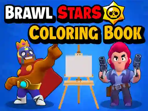 بازی Brawl Stars Coloring Books آنلاین