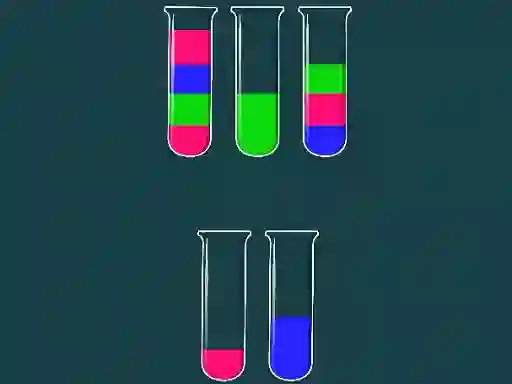 بازی Water Sorting Color in the bottle آنلاین