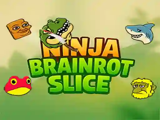 بازی Ninja brainrot Slice آنلاین