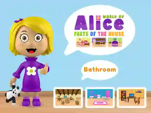 بازی World of Alice Parts of the House آنلاین