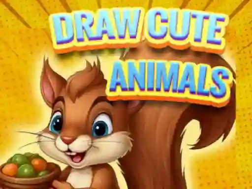بازی Draw Cute Animals آنلاین