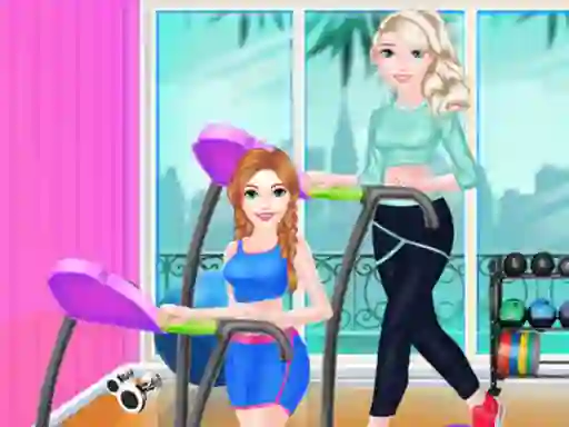 بازی Friends Fat To Fit Day آنلاین