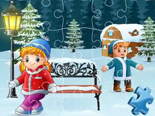 بازی Happy Winter Jigsaw آنلاین