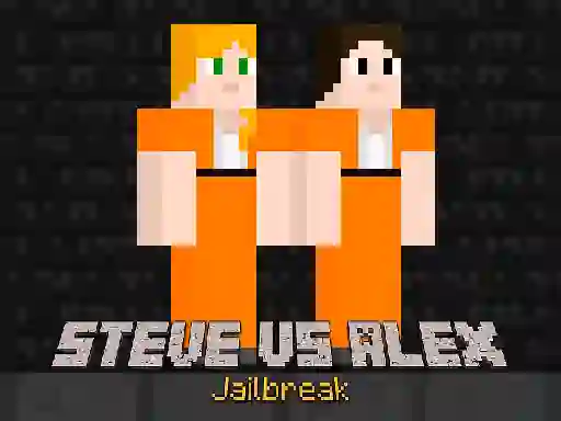 بازی Steve vs Alex Jailbreak آنلاین