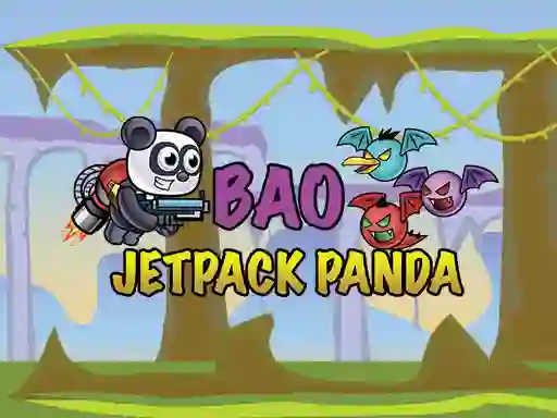 بازی Jetpack Panda Bao آنلاین