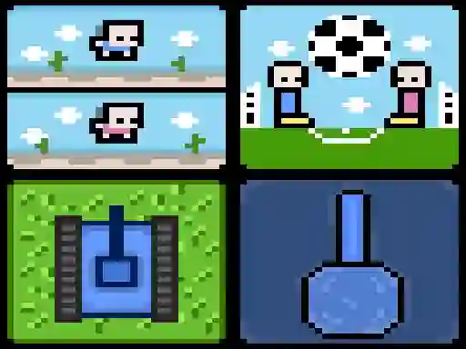 بازی 4 Games For 2 Players آنلاین