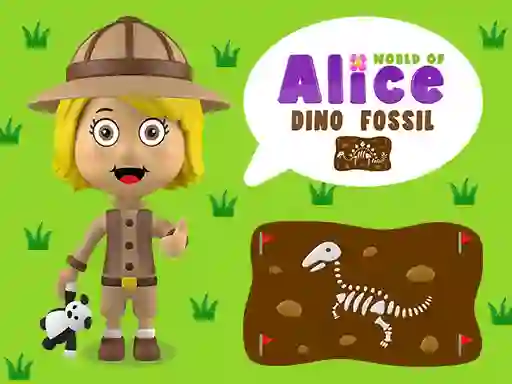 بازی World of Alice Dino Fossil آنلاین