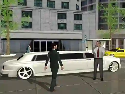 بازی Limo Taxi Driving Simulator: Limousine Car Games آنلاین