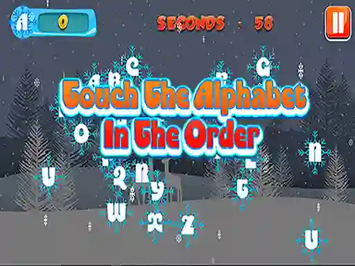 بازی Touch the Alphabet in the Order آنلاین