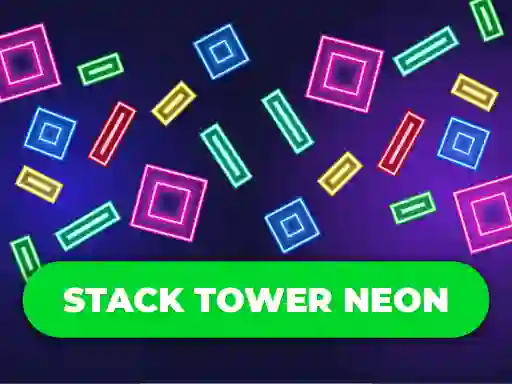 بازی Stack Tower Neon: Keep Blocks Balance آنلاین