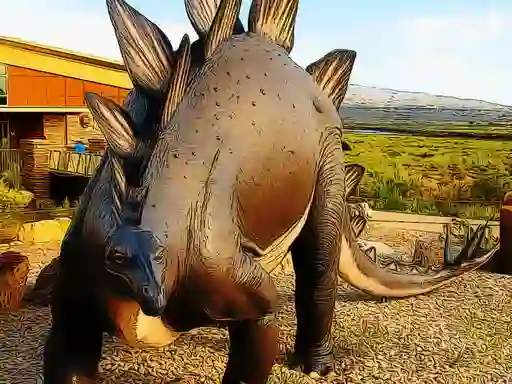 بازی Stegosaurus Dinosaur Jigsaw آنلاین