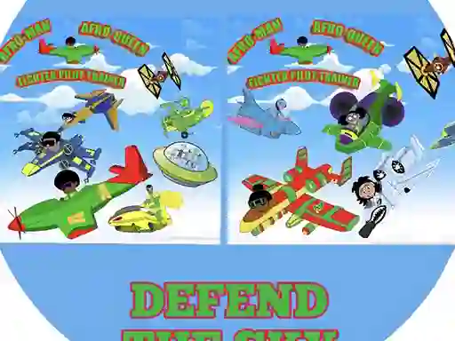 بازی Afro-man  Afro-queen Fighter Pilot Trainer آنلاین